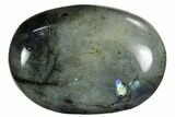 Flashy, Polished Labradorite Pebble - Madagascar #105920-1